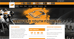 Desktop Screenshot of hartfordyouthfootball.com